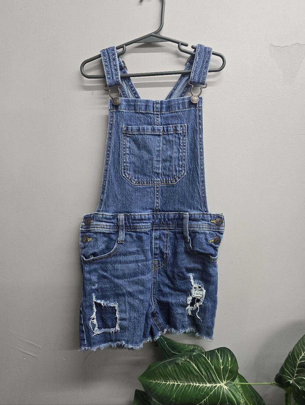 CAT & JACK:: Denim Little Girl Overalls